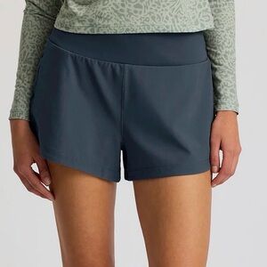 Women's Free Fly Blue Athletic Shorts XXL